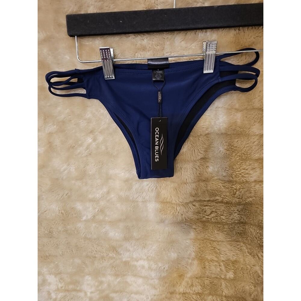 Sexy Ocean Blue Navy Blue Women Swimsuit Bottoms Size Small